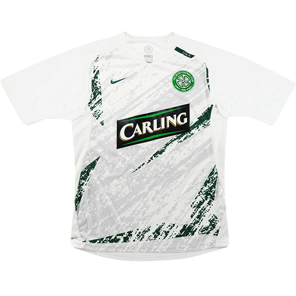 Camiseta Celtic 2ª Kit Retro 2007 2008 Blanco